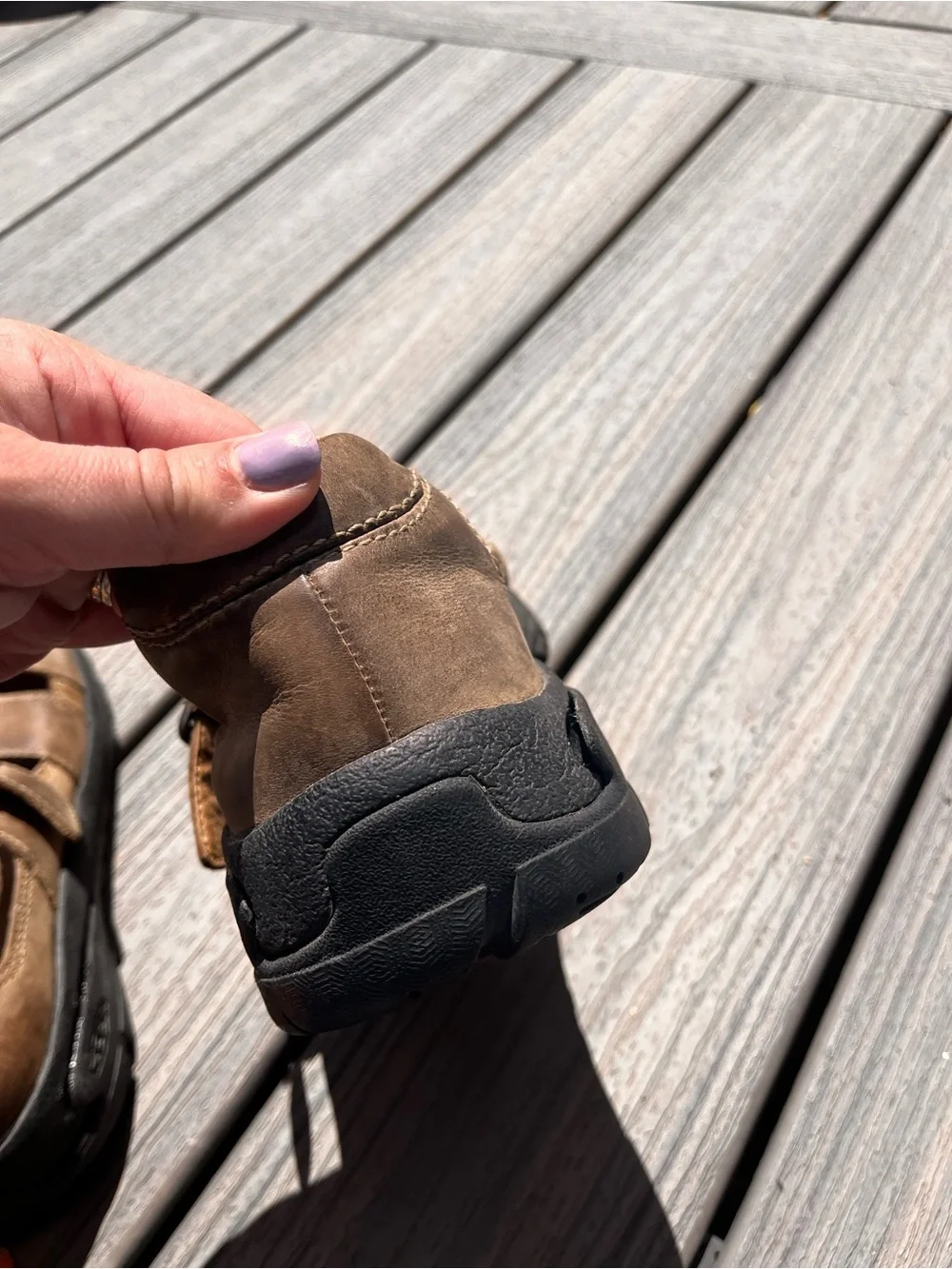 Keen Bidwell leather fisherman sandal